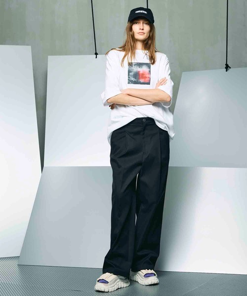 MAISON SPECIAL（メゾンスペシャル）の「《UNISEX》120/2/2 Suvin Cotton Gabardine Prime-Wide One Tuck Pants/スビンコットンギャバジンプライムワイドワンタックパンツ【MAISON SPECIAL/メゾンスペシャル】（その他パンツ・メンズ・ブルー/チャコールグレー/ブラック/ダークブルー・0/1/2）」の16枚目の写真