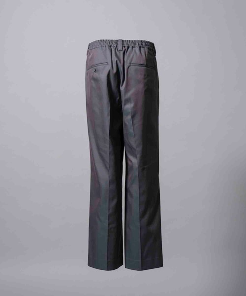 MAISON SPECIAL（メゾンスペシャル）の「《UNISEX》120/2/2 Suvin Cotton Gabardine Prime-Wide One Tuck Pants/スビンコットンギャバジンプライムワイドワンタックパンツ【MAISON SPECIAL/メゾンスペシャル】（その他パンツ・メンズ・ブルー/チャコールグレー/ブラック/ダークブルー・0/1/2）」の6枚目の写真
