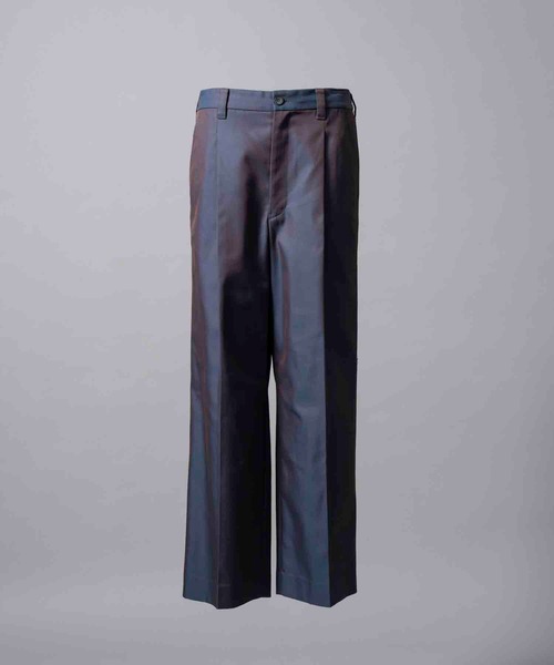 MAISON SPECIAL（メゾンスペシャル）の「《UNISEX》120/2/2 Suvin Cotton Gabardine Prime-Wide One Tuck Pants/スビンコットンギャバジンプライムワイドワンタックパンツ【MAISON SPECIAL/メゾンスペシャル】（その他パンツ・メンズ・ブルー/チャコールグレー/ブラック/ダークブルー・0/1/2）」の14枚目の写真