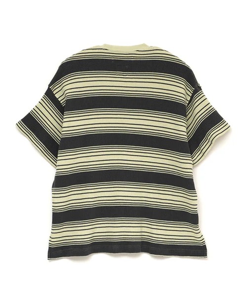 FACETASM（ファセッタズム）の「FACETASM/ファセッタズム WAFFLE KNIT TEE 半袖Tシャツ（Tシャツ/カットソー・メンズ・ミント/チャコール・5）」の3枚目の写真