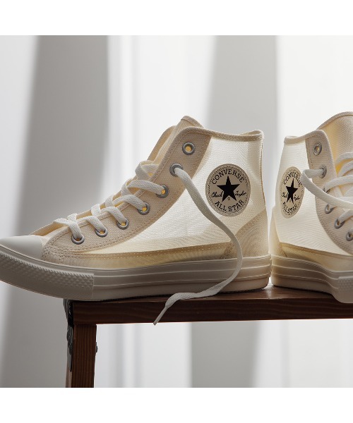 CONVERSE ALL STAR(コンバースオールスター)の「ALL STAR LIGHT BREEZY HI / オールスター ライト ブリージー HI(スニーカー・レディース・オフホワイト・4/6.5/5/5.5/4.5/3.5)」の1枚目の写真
