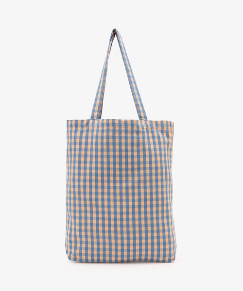 Afternoon Tea（アフタヌーンティー）の「ギンガムチェックトートバッグM（トートバッグ・レディース・オレンジ・ONE SIZE）」の2枚目の写真