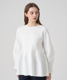 ボリュームペプラムプルオーバー