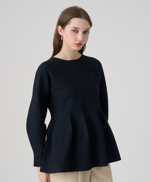 ANAYI グラデーションパール刺繍プルオーバー ニット ANAYI（アナイ）の「グラデーションパール刺繍 プルオーバー（ニット