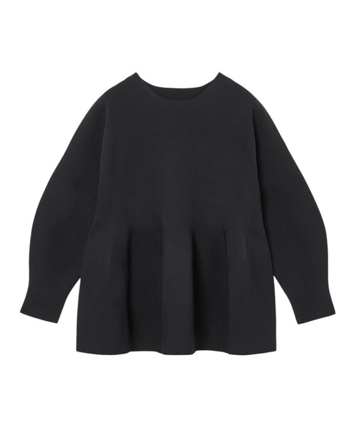 ANAYI(アナイ)の「ボリュームペプラムプルオーバー(ニット/セーター・レディース・ブラック/オフホワイト/ベージュ・38/36)」の22枚目の写真