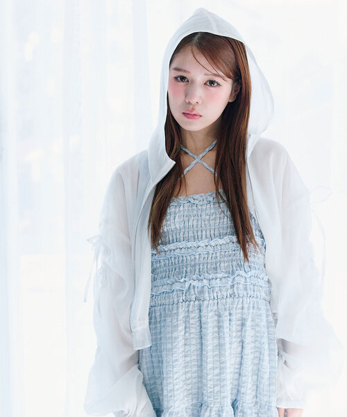 フリルシャーリングキャミワンピ（ワンピース）｜OLIVE des OLIVE  