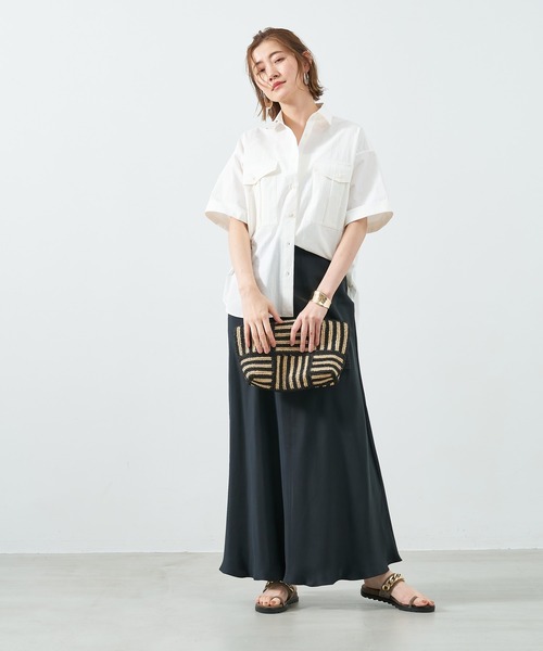 絵画のように纏う【HERMES】フリュイドバイアススカート セール】バイアスフィブリルスカート(スカート)|MICA&DEAL
