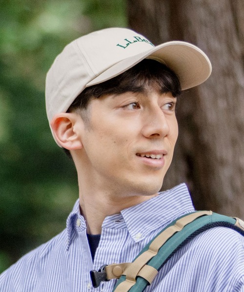 L.L.Bean（エルエルビーン）の「オーガニック・ツイル・ディープ・クラウン・キャップ（キャップ・メンズ・ネイビー/ベージュ/オフホワイト/ブラック・LARGE）」の5枚目の写真