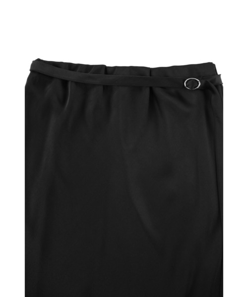 ALEXIA STAM（アリシアスタン）の「Satin Skirt /サテンスカート（スカート・レディース・ブラック/アイボリー・M/S）」の12枚目の写真