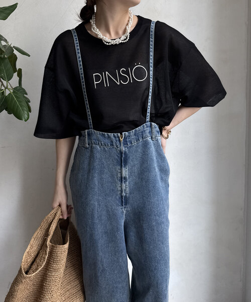 DOUDOU(ドゥドゥ)【WEB限定】星刺繍ニット　新品 WEB限定】シアーPINSIOロゴニット（ニット/セーター）｜DouDou