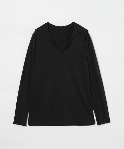 conte＞コットン シアー フーデッドカットソー（Tシャツ/カットソー