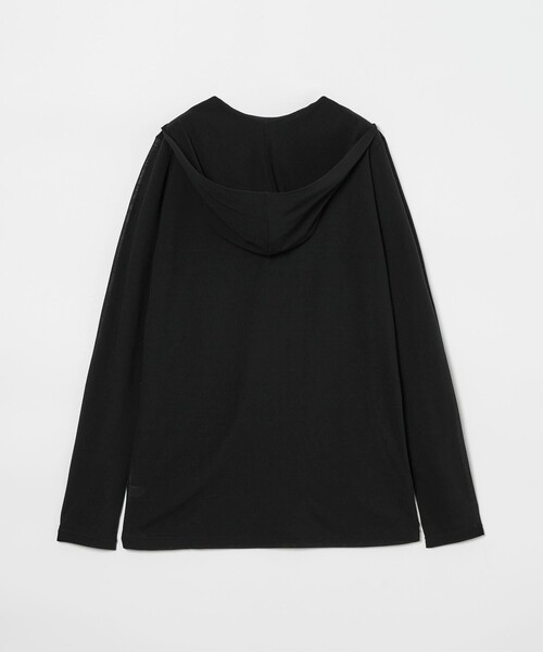 conte コットン シアー フーデッドカットソー conte＞コットン シアー フーデッドカットソー（Tシャツ/カットソー