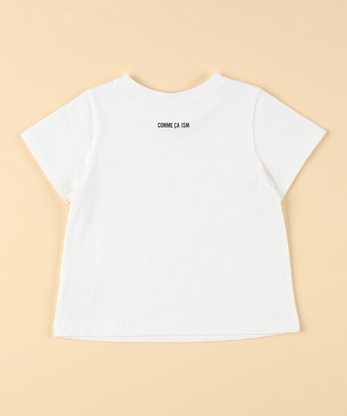 COMME CA ISM(コムサイズム)の「ギンガムチェック キャミソール&Tシャツセット(ベビーサイズ)(Tシャツ/カットソー・キッズ・ブラック・80-90cm)」の2枚目の写真