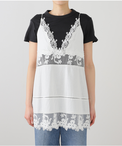 追加2》ケミカルレースキャミ（シャツ/ブラウス）｜journal