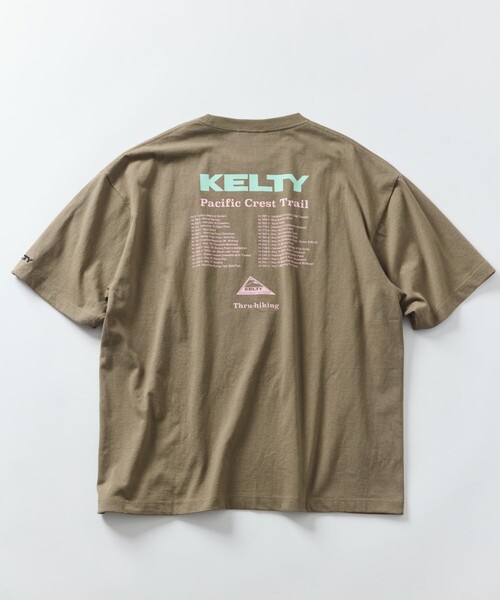 FREAK'S STORE(フリークスストア)の「限定展開 KELTY×FREAK'S STORE/ケルティ 別注 ビッグシルエット ツアーロゴ バックプリント クルーネックTシャツ(Tシャツ/カットソー・メンズ・アッシュグレー/ホワイト/グレイッシュベージュ/スミクロ/ピンク・LARGE/MEDIUM/SMALL)」の7枚目の写真