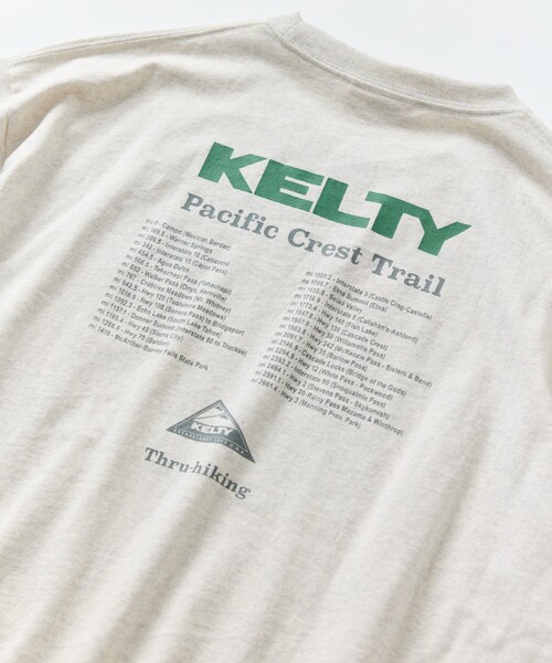 FREAK'S STORE(フリークスストア)の「限定展開 KELTY×FREAK'S STORE/ケルティ 別注 ビッグシルエット ツアーロゴ バックプリント クルーネックTシャツ(Tシャツ/カットソー・メンズ・アッシュグレー/ホワイト/グレイッシュベージュ/スミクロ/ピンク・LARGE/MEDIUM/SMALL)」の11枚目の写真