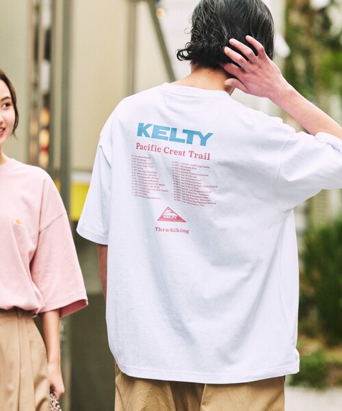 tシャツ 限定展開 KELTY × FREAK'S STORE/ケルティ 別注 半袖 バックプリント Tシャツ レディース FREAK'S STORE tシャツ 限定展開 KELTY × STORE/ケルティ 別注