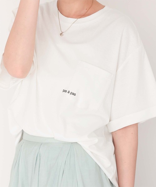 titivate(ティティベイト)の「汗染み防止ポケットTシャツ(Tシャツ/カットソー・レディース・ホワイト/ブラック/グレー/ホワイト系その他/チャコール/ホワイト系その他2・S/M/L/XL)」の15枚目の写真