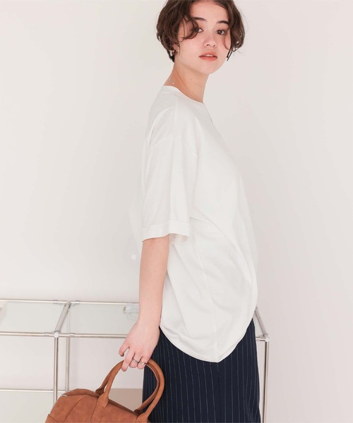 titivate(ティティベイト)の「汗染み防止ポケットTシャツ(Tシャツ/カットソー・レディース・ホワイト/ブラック/グレー/ホワイト系その他/チャコール/ホワイト系その他2・S/M/L/XL)」の12枚目の写真