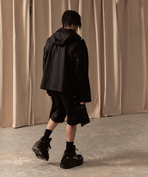 LIBERE(リベーレ)の「LIBERE リベーレ / OVERSIZED HOOD JACKET リップストップオーバーサイズフードジャケット / 251101-251102(ブルゾン・メンズ・ブラック/カモフラージュ・LARGE/MEDIUM/SMALL)」の14枚目の写真