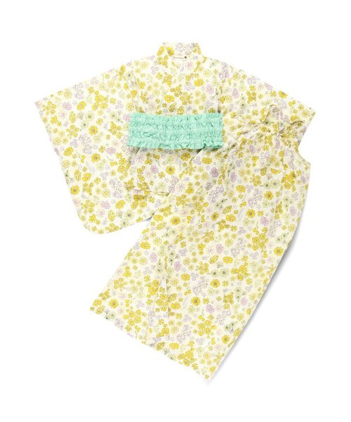 BRANSHES(ブランシェス)の「【キッズ】2way セパレート浴衣(浴衣・キッズ・ブラック/イエロー/オフホワイト/レッド・L/M/S)」の19枚目の写真