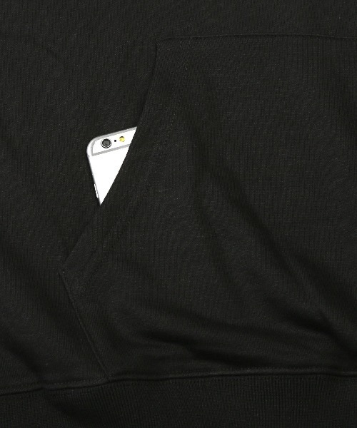 LUXSTYLE(ラグスタイル)の「カレッジロゴプリントスウェットパーカー(パーカー・メンズ・杢グレー/ブラック・M/L/XL)」の18枚目の写真