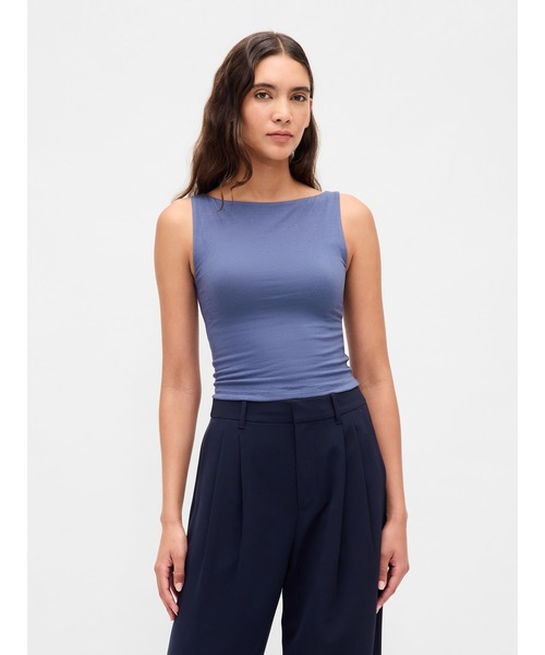 GAP（ギャップ）の「クローズニット ジャージー クロップド