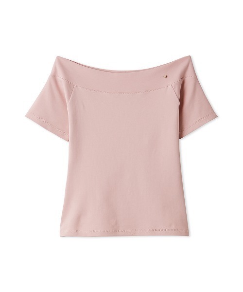 オフショルダー グレー Tシャツ SMOOTH WILL セール】オフショルダーカットソー／ウォッシャブル（Tシャツ