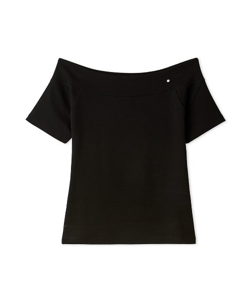 FRAY I.D（フレイアイディー）の「オフショルダーカットソー／ウォッシャブル（Tシャツ/カットソー・レディース・その他/モカ/ピンク/ブラック/ホワイト・FREE）」の3枚目の写真