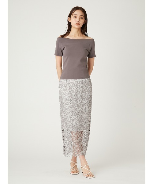 FRAY I.D（フレイアイディー）の「オフショルダーカットソー／ウォッシャブル（Tシャツ/カットソー・レディース・その他/モカ/ピンク/ブラック/ホワイト・FREE）」の16枚目の写真