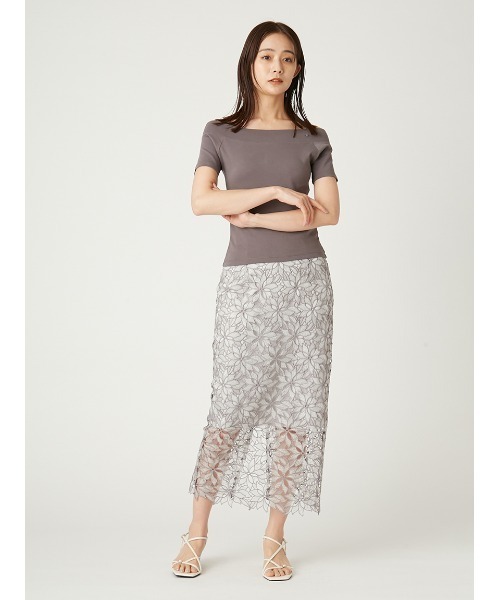 FRAY I.D（フレイアイディー）の「オフショルダーカットソー／ウォッシャブル（Tシャツ/カットソー・レディース・その他/モカ/ピンク/ブラック/ホワイト・FREE）」の17枚目の写真