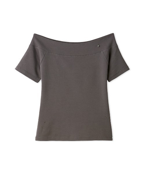 FRAY I.D（フレイアイディー）の「オフショルダーカットソー／ウォッシャブル（Tシャツ/カットソー・レディース・その他/モカ/ピンク/ブラック/ホワイト・FREE）」の21枚目の写真