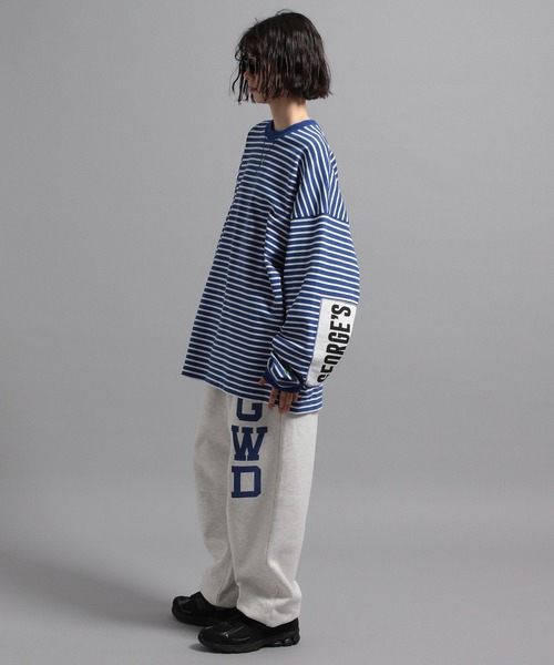 GEORGE'S(ジョージズ)の「ワイドスウェットパンツ(その他パンツ・メンズ・その他1/ブルー系その他・LARGE/MEDIUM/SMALL)」の8枚目の写真