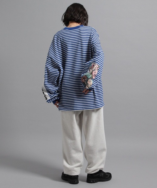 GEORGE'S(ジョージズ)の「ワイドスウェットパンツ(その他パンツ・メンズ・その他1/ブルー系その他・LARGE/MEDIUM/SMALL)」の10枚目の写真