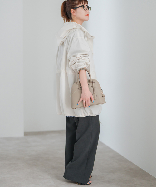 Spick & Span（スピックアンドスパン）の「《WEB限定追加3》mica della valle / ミカデラヴァッレ Katia SO-0079S（ボストンバッグ・レディース・グレー/ブラック/ベージュ系その他・FREE）」の8枚目の写真