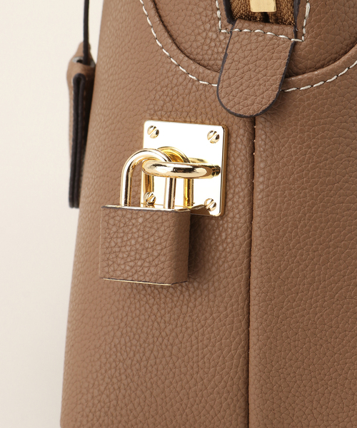 Spick & Span（スピックアンドスパン）の「《WEB限定追加3》mica della valle / ミカデラヴァッレ Katia SO-0079S（ボストンバッグ・レディース・グレー/ブラック/ベージュ系その他・FREE）」の22枚目の写真