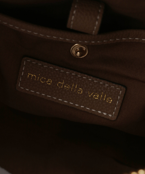 Spick & Span（スピックアンドスパン）の「《WEB限定追加3》mica della valle / ミカデラヴァッレ Katia SO-0079S（ボストンバッグ・レディース・グレー/ブラック/ベージュ系その他・FREE）」の14枚目の写真