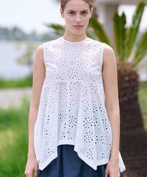 DRESSTERIOR | 【コットン100％/洗える】カットワークレースブラウス(シャツ/ブラウス)