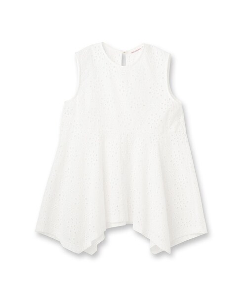 DRESSTERIOR（ドレステリア）の「【コットン100％/洗える】カットワークレースブラウス（シャツ/ブラウス・レディース・ブラック/ホワイト・36/38/40）」の9枚目の写真