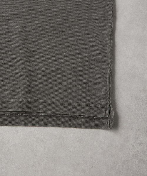 EMMA CLOTHES(エマクローズ)の「ヴィンテージ加工 ピグメント ハートロゴ ワンポイント刺繍ポロシャツ(ポロシャツ・メンズ・スミクロ/ネイビー/グレイッシュベージュ・M/L)」の22枚目の写真