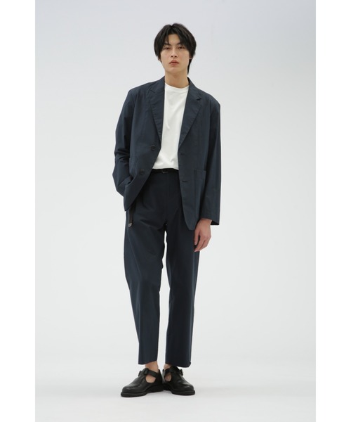 MARGARET HOWELL(マーガレットハウエル)の「MATT COTTON SILK POPLIN(その他パンツ・メンズ・グレー系その他2/ネイビー・LARGE/SMALL/MEDIUM/X-LARGE)」の1枚目の写真