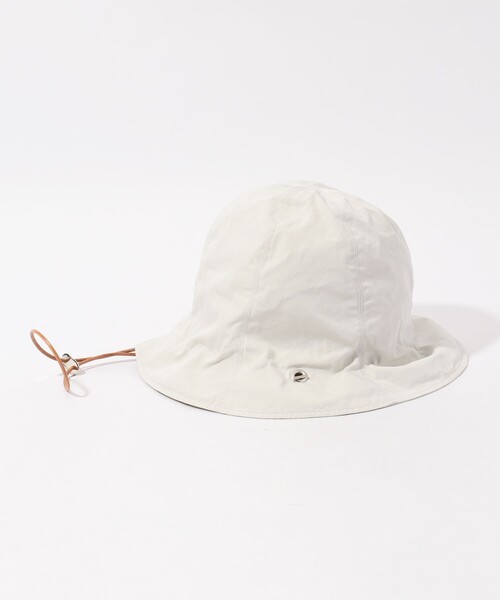 KIJIMA TAKAYUKI（キジマ　タカユキ）の「KIJIMA TAKAYUKI ORGANIC COTTON TULIP（ハット・レディース・ブラック/ライトグレー・1）」の4枚目の写真