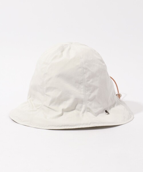 KIJIMA TAKAYUKI（キジマ　タカユキ）の「KIJIMA TAKAYUKI ORGANIC COTTON TULIP（ハット・レディース・ブラック/ライトグレー・1）」の5枚目の写真