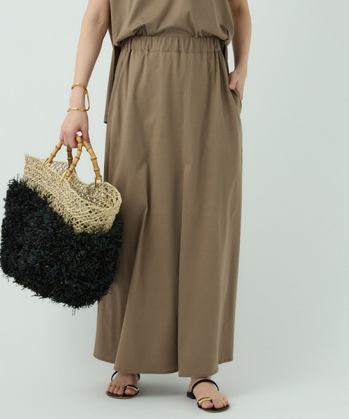 【nochi】超美品 Chaos ドットスカート 黒 38 セール】Chaos(カオス)/シシカットスカート ◇セットアップ可