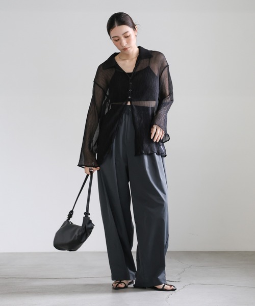 楊柳シフォンブラウス（シャツ/ブラウス）｜select MOCA（セレクトモカ