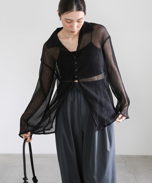 楊柳シフォンブラウス（シャツ/ブラウス）｜select MOCA（セレクトモカ