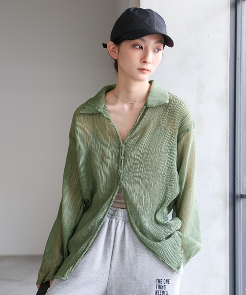 楊柳シフォンブラウス（シャツ/ブラウス）｜select MOCA（セレクトモカ