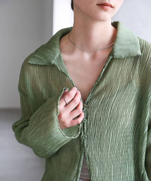 楊柳シフォンブラウス（シャツ/ブラウス）｜select MOCA（セレクトモカ