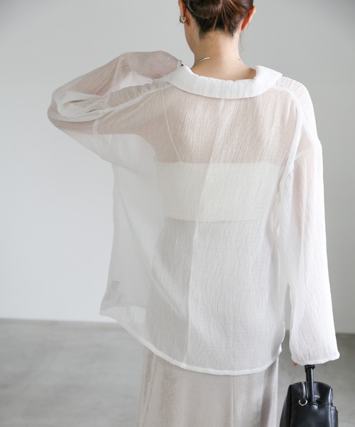 楊柳シフォンブラウス（シャツ/ブラウス）｜select MOCA（セレクトモカ