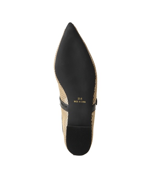 定番人気】・【新色追加】フィッシュネットメリージェーンフラット